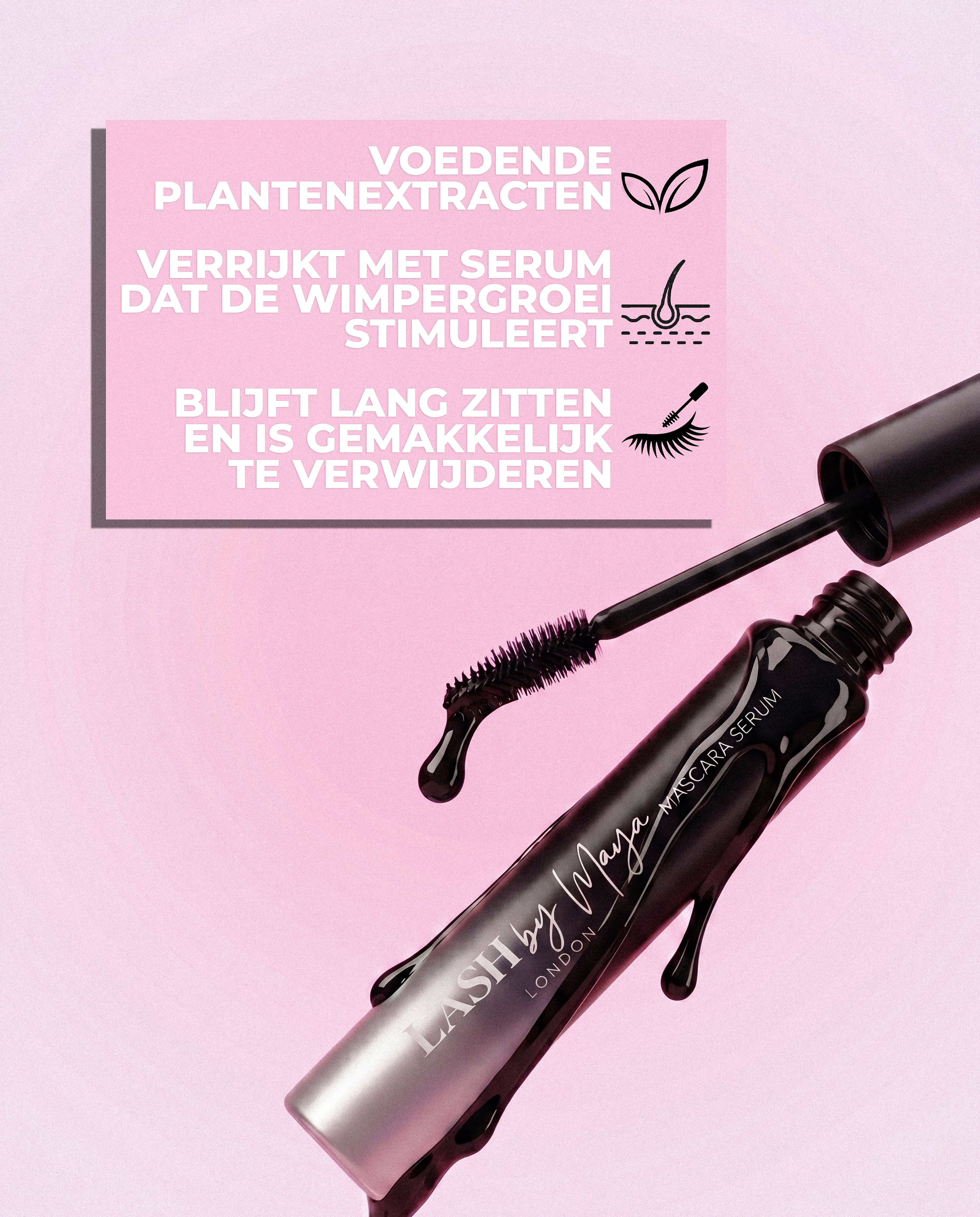 MASCARA VERRIJKT MET GROEISERUM